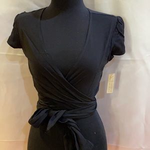 Flynn skye black wrap top